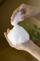 泡立ちのいい石けんでしっかり手洗いを